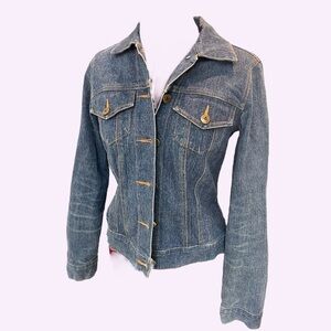 Early 2000's Balck Label Betsey Johnson denim jacket size 6